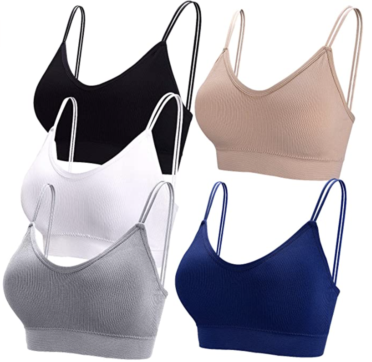 Comfortable Bralettes are great for working out and casual wear. 